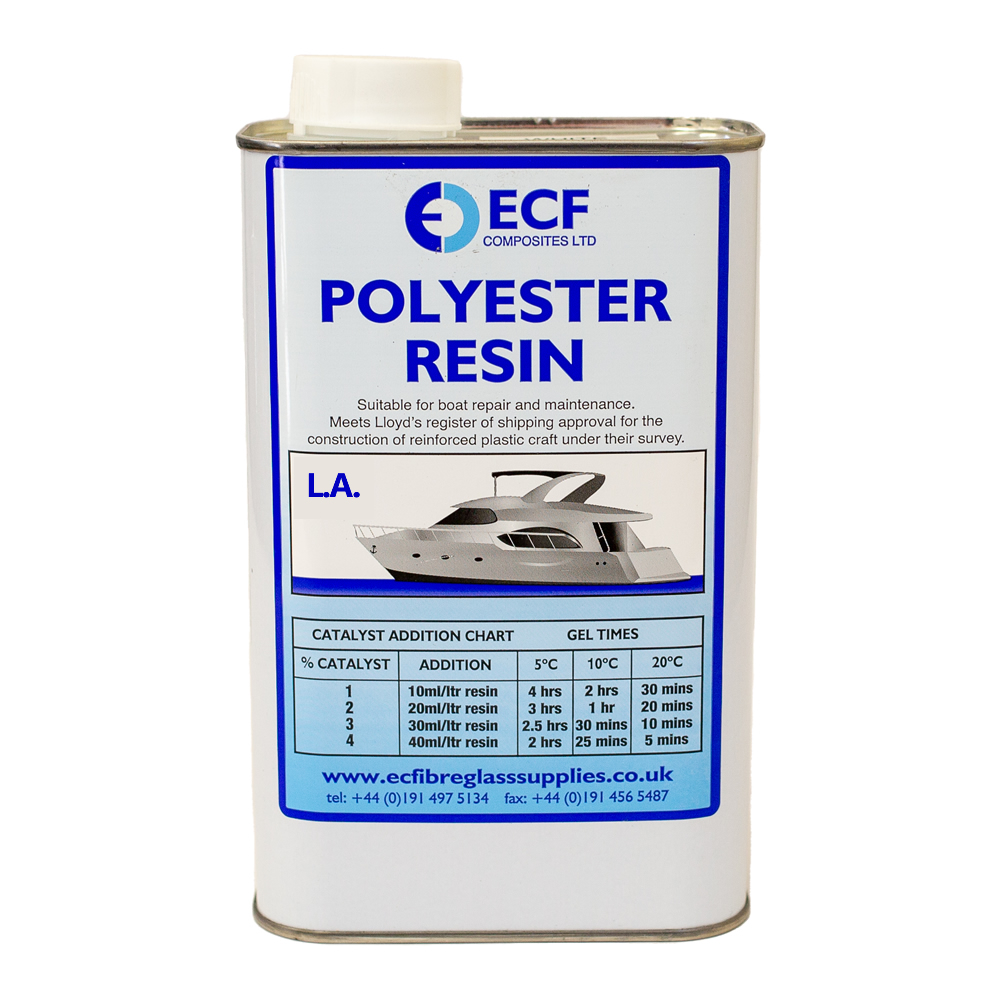 Lloyd's approved Polyester Resin (inc catalyst) Crystic 2-446 PA